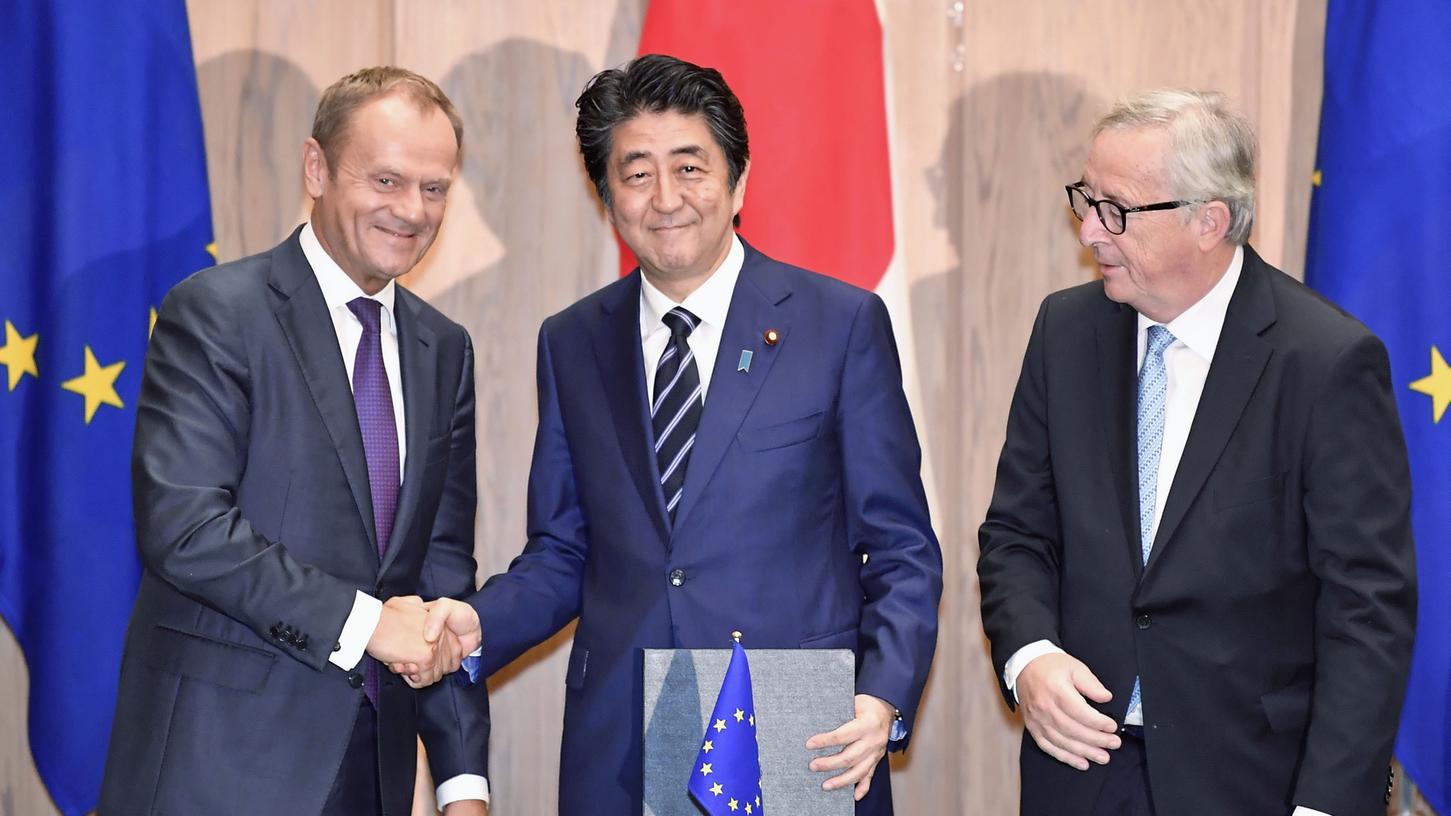 Gegen Abschottung: Freihandelszone zwischen EU und Japan