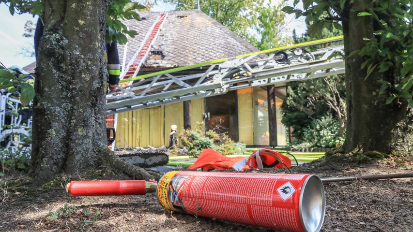 Brand in Forchheim: Feuer geht auf Dachstuhl über