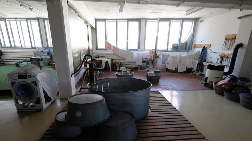 Im Kindermuseum gehört "Omas Waschküche" seit jeher zu den beliebtestens Stationen.