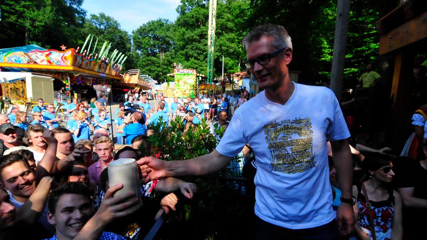 Das Bier fließt: Forchheimer Annafest 2018 offiziell eröffnet