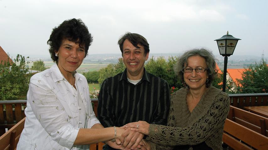 Die Stimme des Coburger Landes in München: Susann Biedefeld (54, SPD) verlässt den Landtag nach 24 Jahren. Das Bild zeigt sie (links)  im Jahr 2006 mit den Forchheimer SPD-Politikern Rainer Büttner und Angelika Limmer.