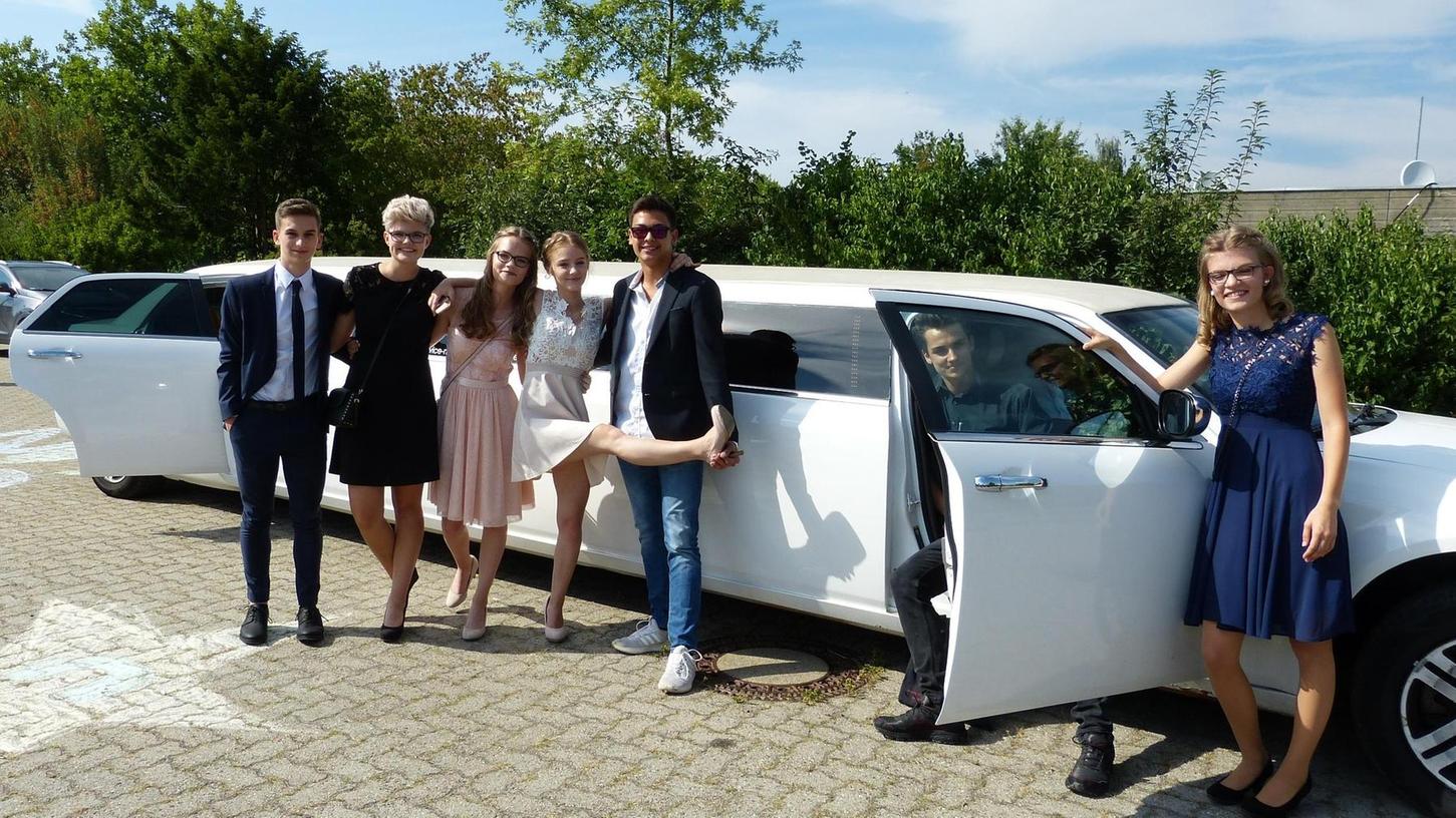 Gräfenberg: Mit der Stretch-Limousine zur Schulabschluss-Feier
