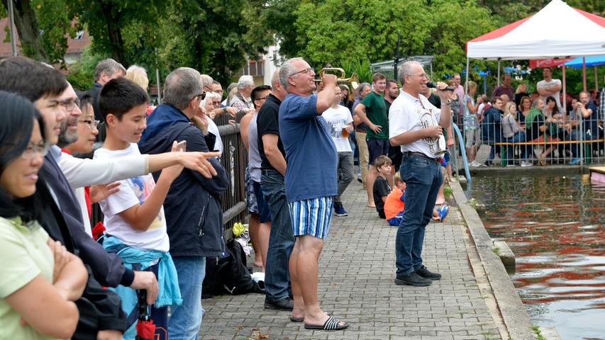 Nasser Spaß: Traditionelles Fischerstechen in Kosbach 2018