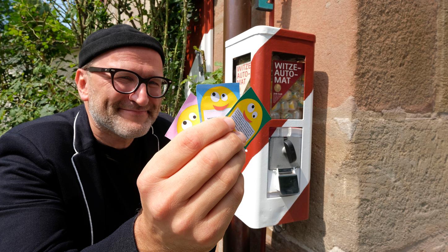 Nürnberg hat den ersten Witze-Automaten der Welt