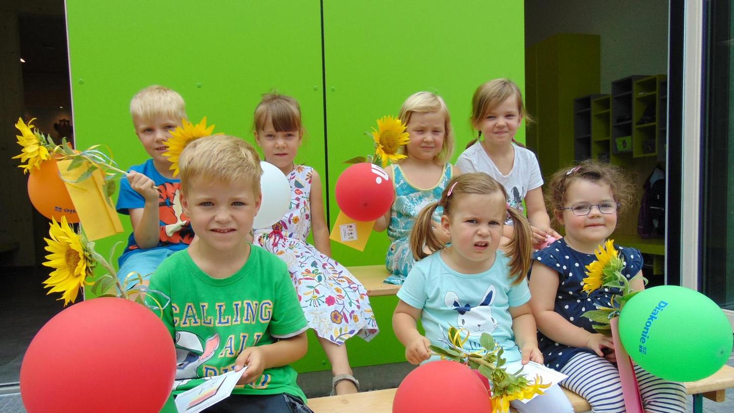 Gräfenberg: Kita-Kinder schickten Luftballons auf die Reise