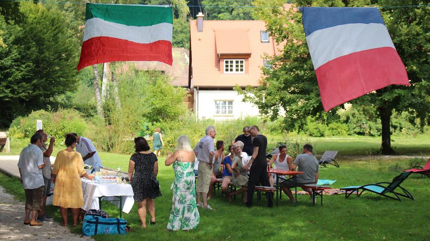 Ruhige Kugeln und Hitze: Boccia-Event im Kurgarten in Egloffstein
