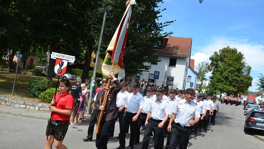 Jubiläum mit Festzug: Die Freiwillige Feuerwehr Allersberg feiert 150. Geburtstag