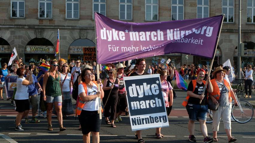 Protest für mehr Lesbenrechte: 