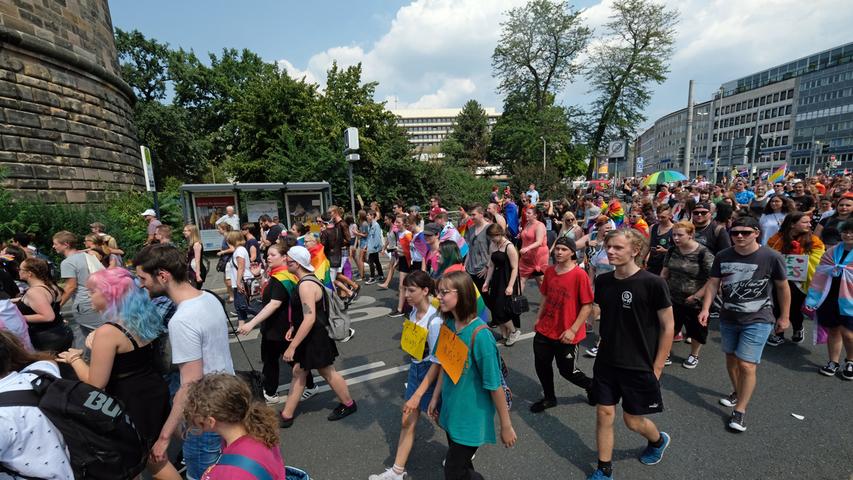 Bunt und schrill: Der Christopher Street Day 2018 in Nürnberg
