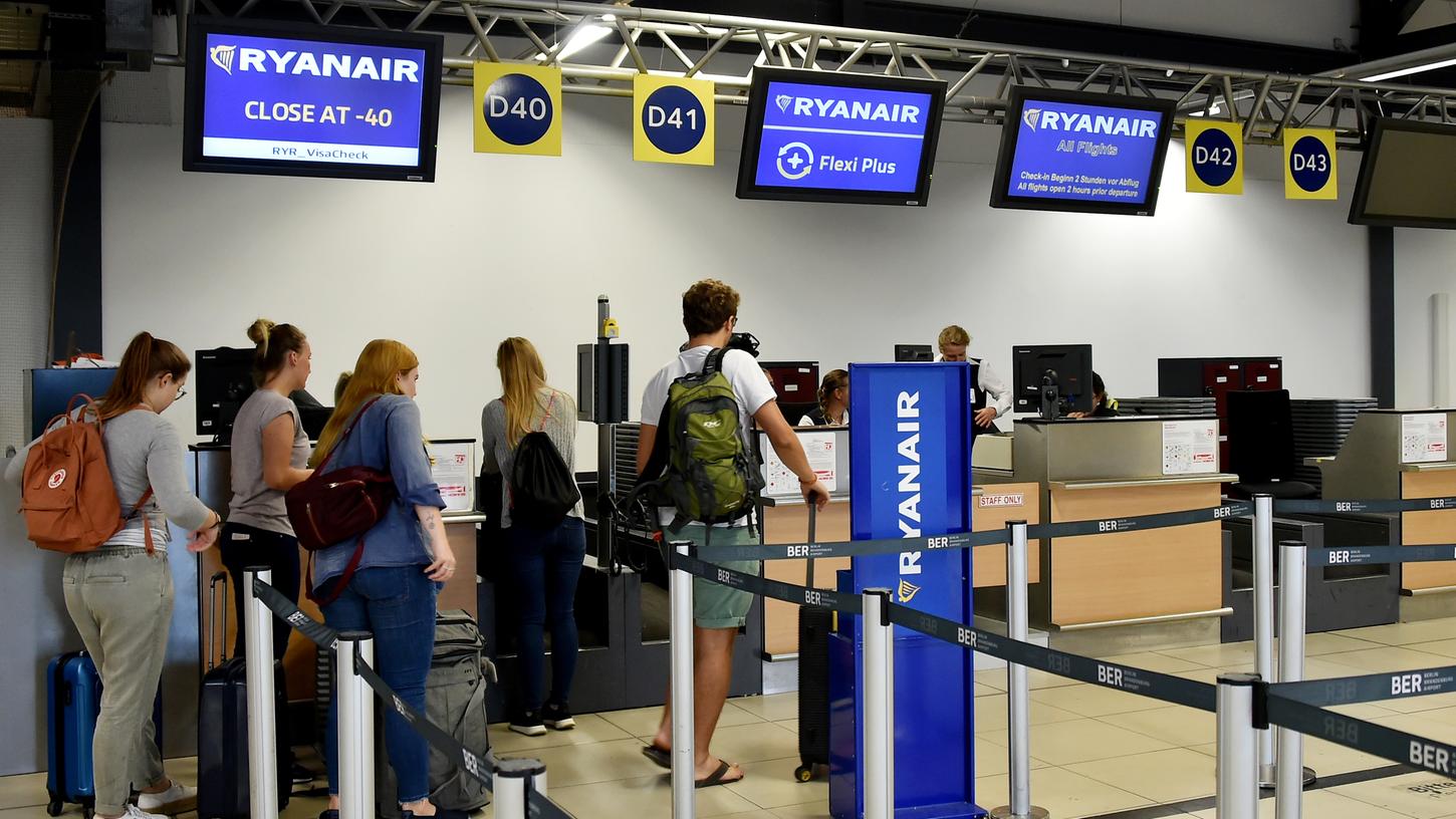 Auch Nürnberg betroffen: Ryanair-Streik hat begonnen