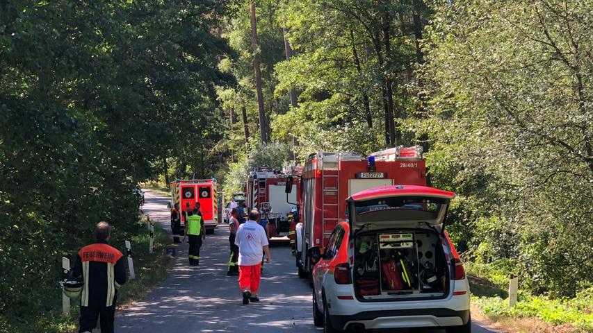 Spaziergänger finden Auto bei Großhabersdorf: Fahrer verstorben