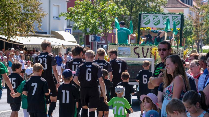 Sommer, Sonne, Volksfestumzug in Neumarkt 2018,  Teil 1