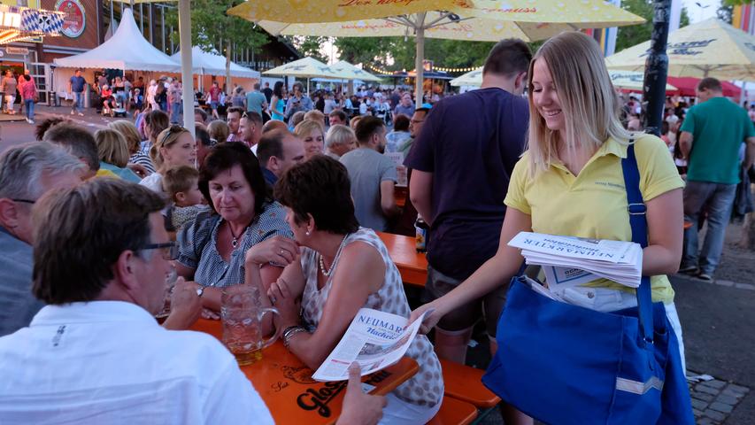 Volksfestnachrichten und Riesenrad: Sonntagnacht beim Jura-Volksfest 2018
