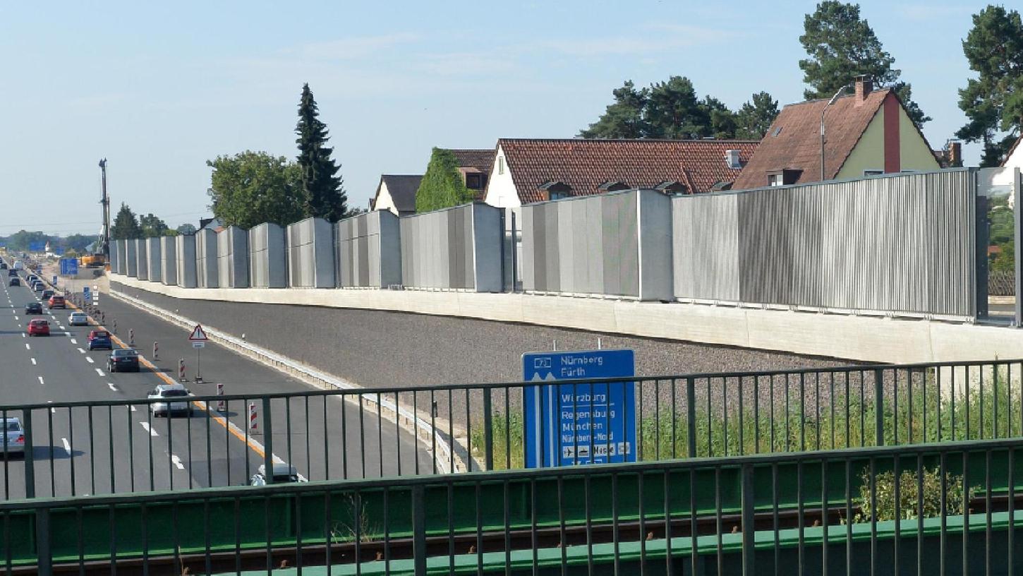 Erlangen: Lärmschutz an der A73 schlechter als zuvor