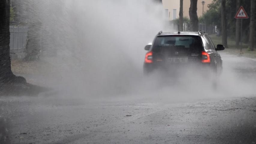 Unwetter in der Oberpfalz: Starkregen sorgt für Verwüstung