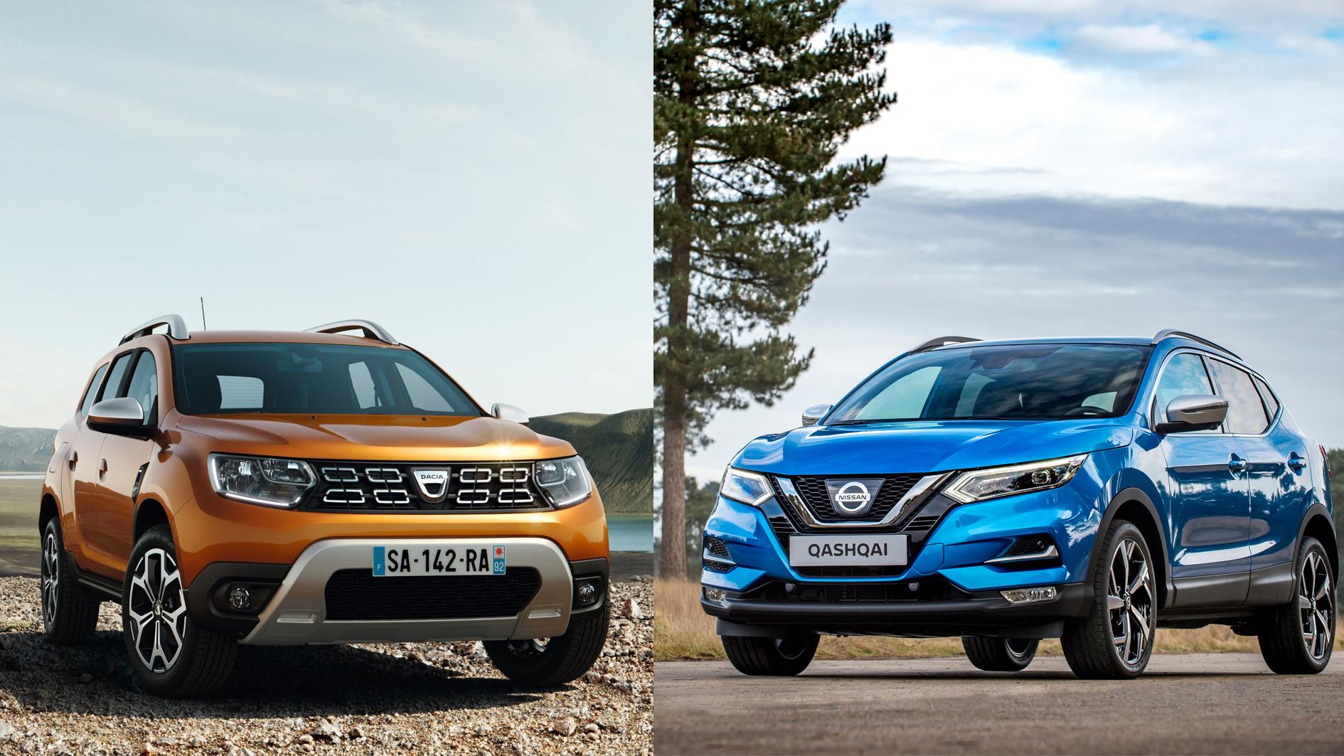 Im Vergleich: Dacia Duster und Nissan Qashqai