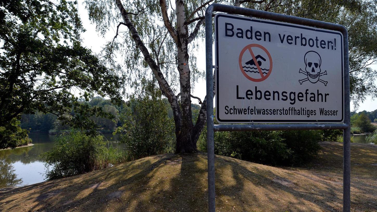 Der Nürnberger Silbersee ist immer noch giftig