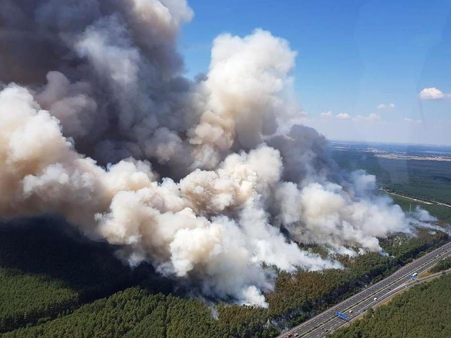 Eine weitere Folge der lange anhaltenden Hitze: Der Waldbrand am Autobahndreieck Potsdam führte Ende Juli zu massiven Staus. 200 Feuerwehrleute versuchten, die Flammen einzudämmen. Auch in der Region gab es einige Waldbrände. In Neunkirchen am Sand brannten Mitte Juli 1000 Quadratmeter Wald nieder.