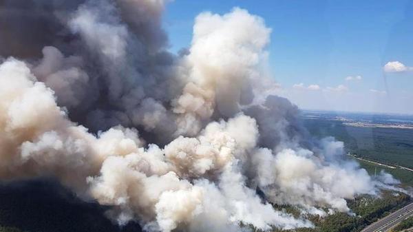 Eine weitere Folge der lange anhaltenden Hitze: Der Waldbrand am Autobahndreieck Potsdam führte Ende Juli zu massiven Staus. 200 Feuerwehrleute versuchten, die Flammen einzudämmen. Auch in der Region gab es einige Waldbrände. In Neunkirchen am Sand brannten Mitte Juli 1000 Quadratmeter Wald nieder.