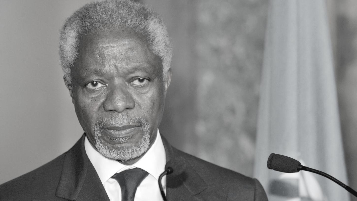 Ehemaliger UN-Generalsekretär Kofi Annan ist tot