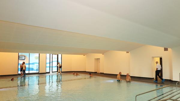 34 Grad warm ist das Wasser hier.