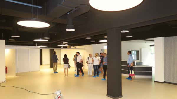 Noch verwaist ist der Bereich im Untergeschoss, in den in den nächsten Wochen der Therapie- und Wellnessbereich von „Altmühlvital“ vorübergehend umzieht. Er bleibt während der Umzeit der Therme durchgehend geöffnet.