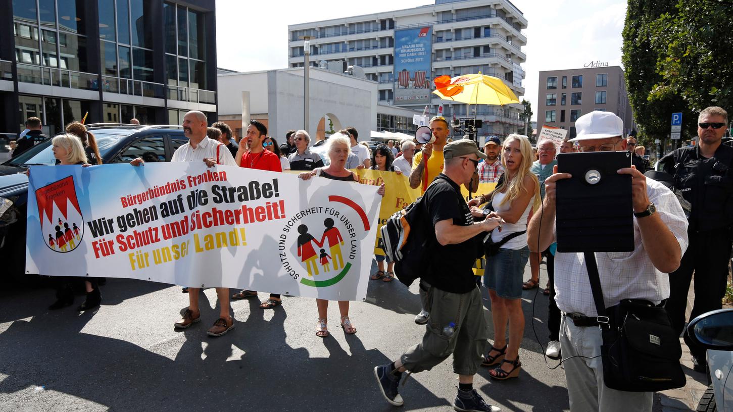 Das "Bürgerbündnis Franken". Das "Bürgerbündnis Franken".