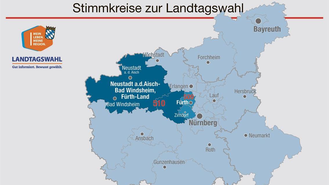 Landtagswahl: So wird in Fürth und im Landkreis gewählt