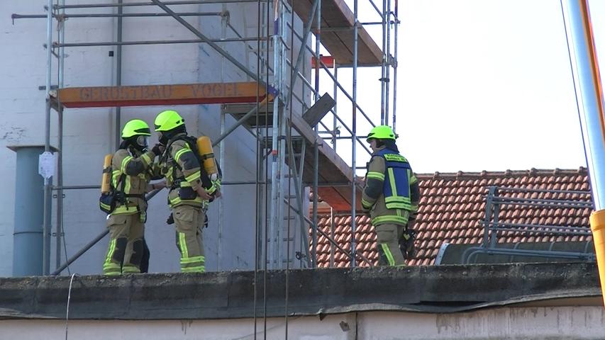 Feuer in ehemaliger Schreinerei: Brand in Oberasbach
