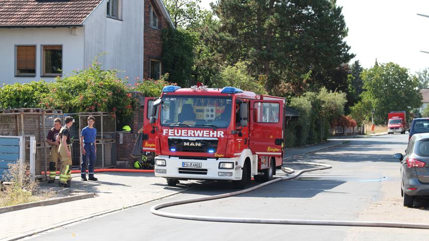 Feuer in ehemaliger Schreinerei: Brand in Oberasbach