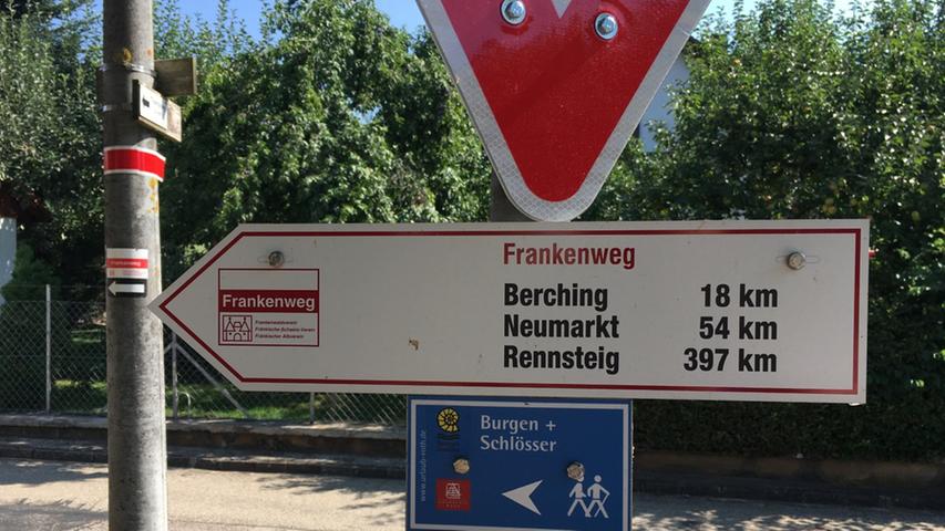 Auch Oberpfälzer und Thüringer sind auf dem Frankenweg willkommen.