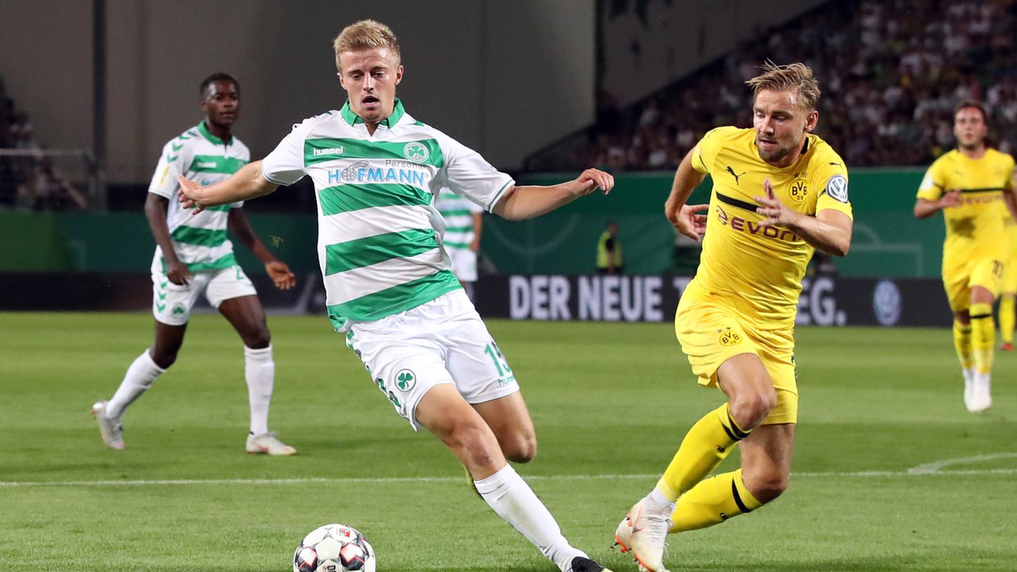 2018 gastierte Borussia Dortmund zur ersten Pokal-Runde in Fürth, in diesem Jahr reist das Kleeblatt nach Westfalen - der Gegner ist noch unbekannt.