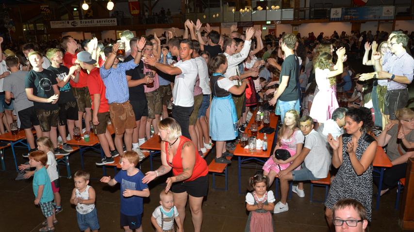 Biergartenwetter und Party zum Finale: Jura-Volksfest 2018