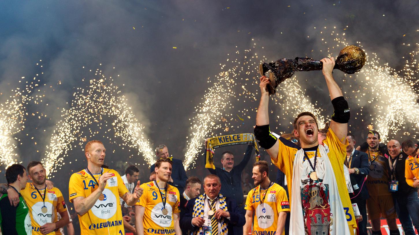 Größter Triumph: 2016 jubelte Kielce über den Gewinn der EHF Champions League.
