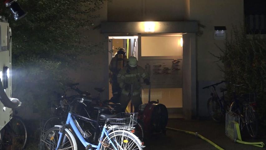 Lebloser Mann in brennender Wohnung in Bamberg gefunden