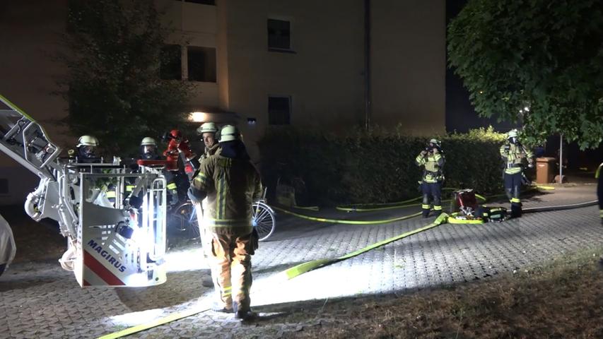 Lebloser Mann in brennender Wohnung in Bamberg gefunden