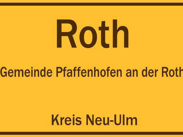 Wo Roth ein Ortsteil von Pfaffenhofen ist