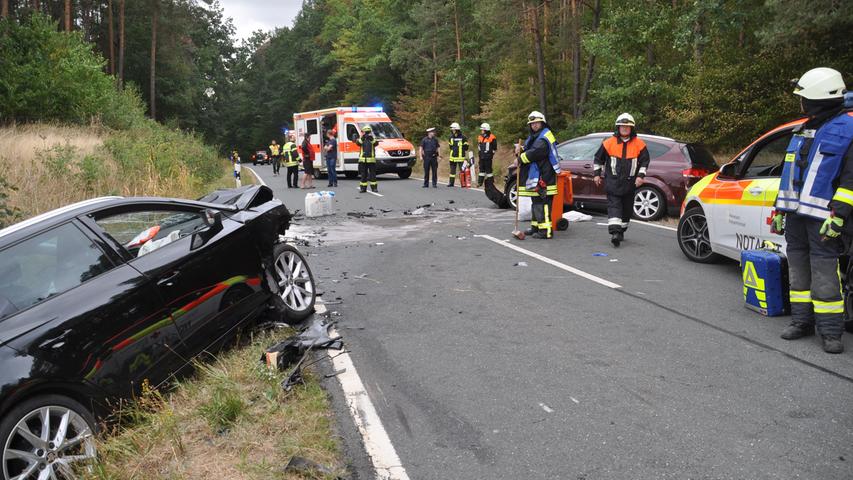 Mutter und Kind bei Unfall im Landkreis Erlangen-Höchstadt verletzt