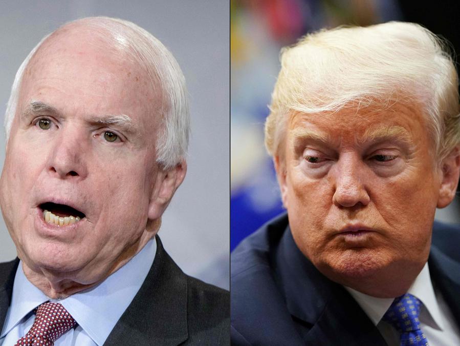 Nur Ein Tweet Trump Wurdigt John Mccain Nicht Politik Nordbayern De