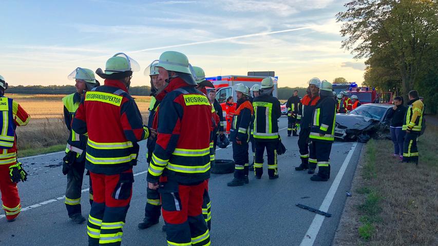 Drei Autos kollidieren: Vier Verletzte im Landkreis Regensburg