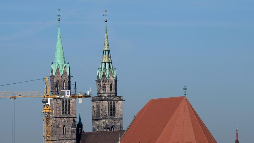 Überragt die Stadt: Die Lorenzkirche in Nürnberg wartet am 9. September auf interessierte Besucher.