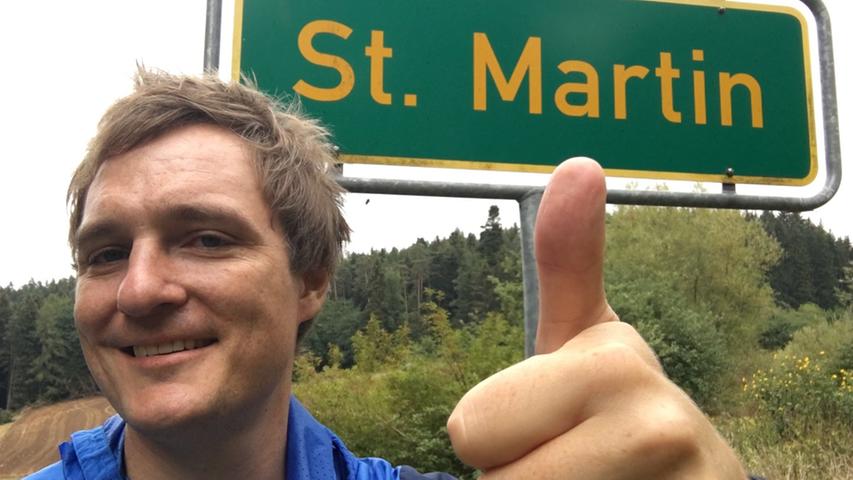 Da fühlt man sich doch schon fast wie zuhause. Wanderreporter Martin erreicht St. Martin.