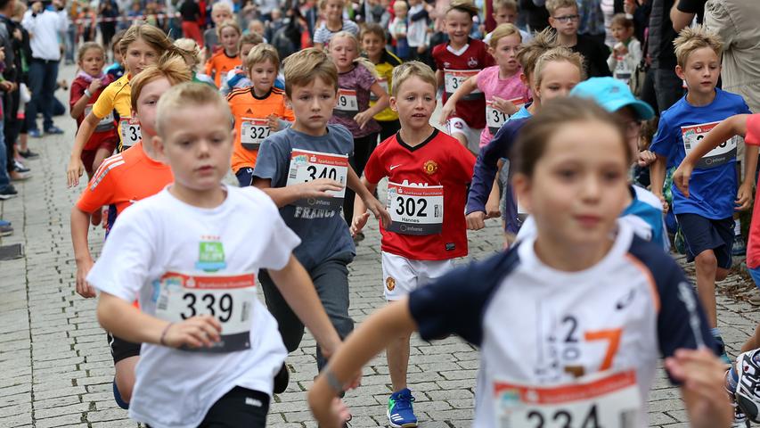 Bambini- und Schülerlauf: Grandioser Start des Fränkische-Schweiz-Marathons