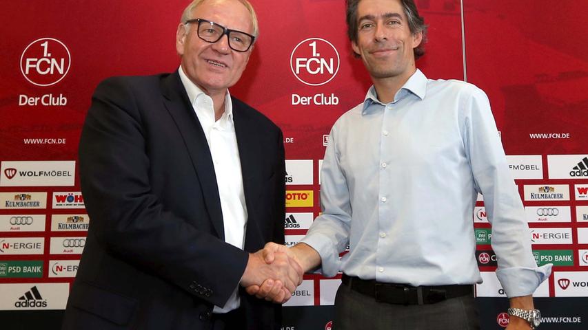 Im September 2015 wechselte der gebürtige Oldenburger dann zum 1. FC Nürnberg. Meeske folgte damit auf Ralf Woy, der im Februar aus dem Verein ausgeschieden war.