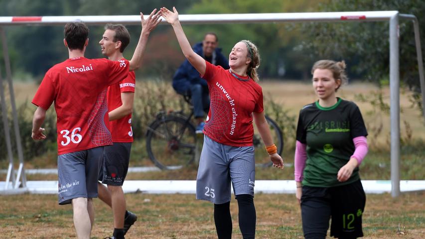 Frisbee-Team Unwucht Erlangen verpasst Aufstieg