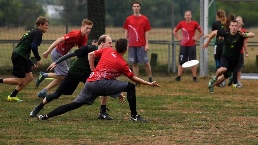 Frisbee-Team Unwucht Erlangen verpasst Aufstieg