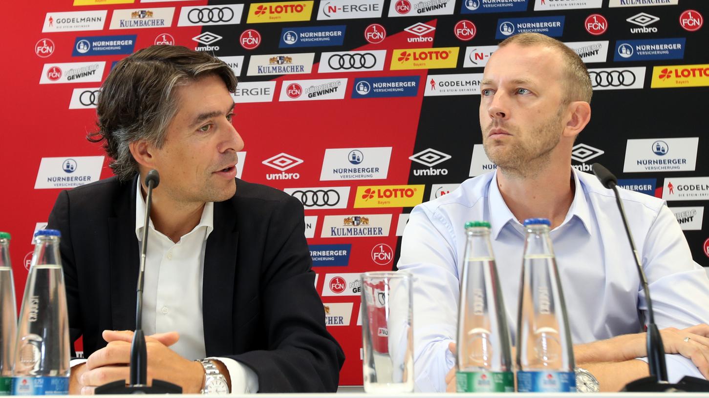 Auch ohne Augenkontakt versteht man sich: Niels Rossow folgt Michael Meeske als Finanz-Chef des 1. FC Nürnberg nach. Auch ohne Augenkontakt versteht man sich: Niels Rossow folgt Michael Meeske als Finanz-Chef des 1. FC Nürnberg nach.