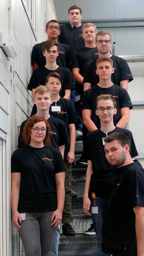 Für elf junge Menschen hat die Ausbildung beim Großwälzlager- und Getriebebaugruppen- Spezialisten IMO in Gremsdorf begonnen.