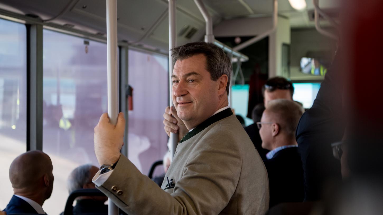 Ministerpräsident Söder möchte mit Verkehrsoffensive die Lebensqualität der Menschen erhöhen. Ministerpräsident Söder möchte mit Verkehrsoffensive die Lebensqualität der Menschen erhöhen.