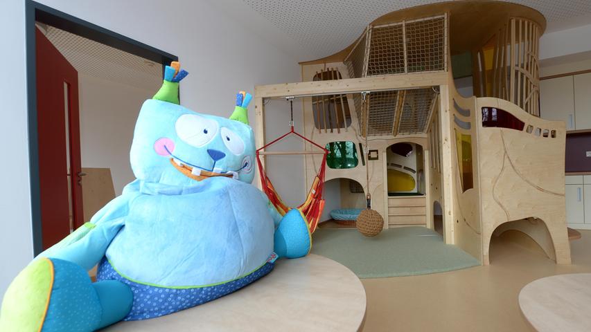 Kuschlige Ausstattung, die zu Aktivitäten animiert: 2015 hatte die Siemens-Kindertagesstätte SieKids in Forchheim ihre Pforten eröffnet.